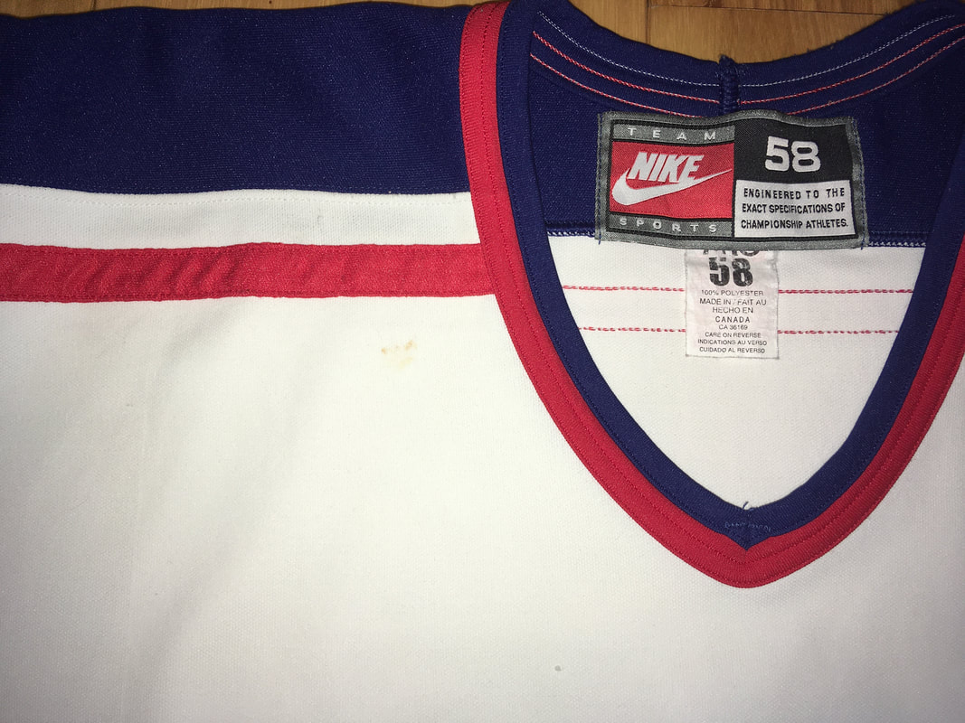 Signed and authenticated jersey of Derek Boogaard, a Canadian