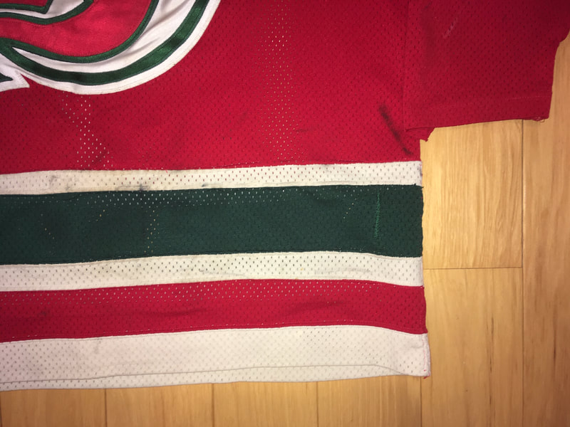 Early 1980's Aaron Broten Game Worn New Jersey Devils Jersey