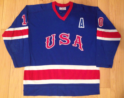 Henry Boucha Game Worn United States National Team 1970-72 Jersey